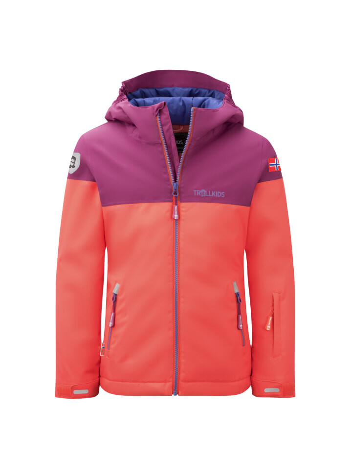

Куртка для лыж и сноуборда Trollkids Ski-/Snowboardjacke Hallingdal, красный