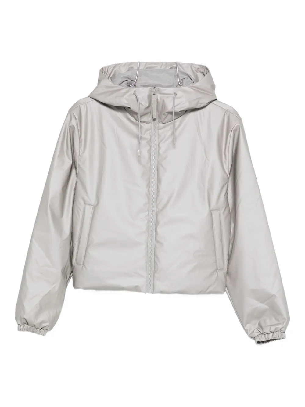 

Стеганая куртка с капюшоном Rains, серый