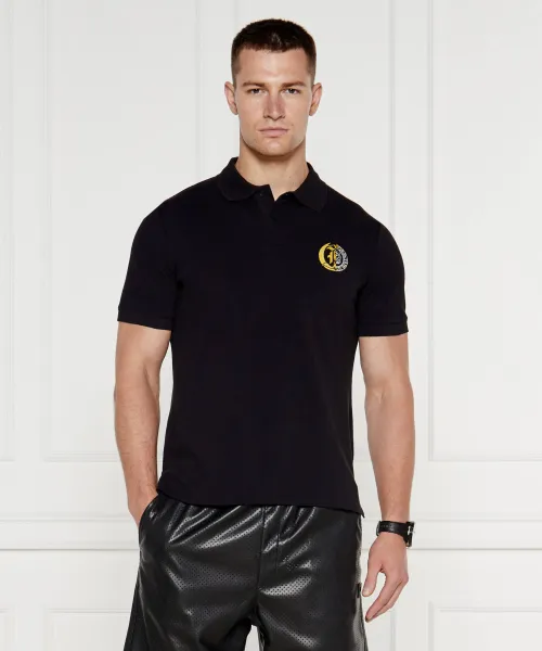 

Футболка поло Slim fit Just Cavalli, черный