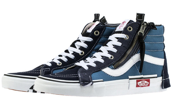 Кроссовки Vans SK8-HI Reissue CAP 'Parisian Night', синий — фото 4