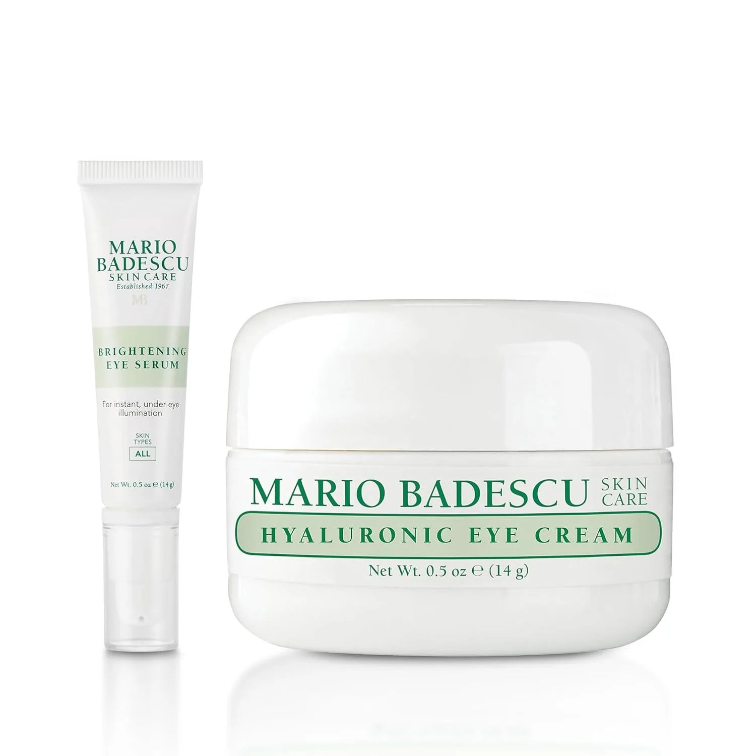 Крем для глаз Mario Badescu от темных кругов и отеков с гиалуроновой кислотой, кофеином или гликолевой кислотой, увлажняющий, укрепляющий и антивозрастной ночной уход