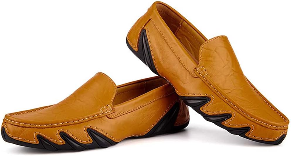 

Мужские лоферы Bitiger, удобные повседневные слипоны, лоферы - дышащие, прочные и противоскользящие, бизнес-обувь для мужчин, бежевый