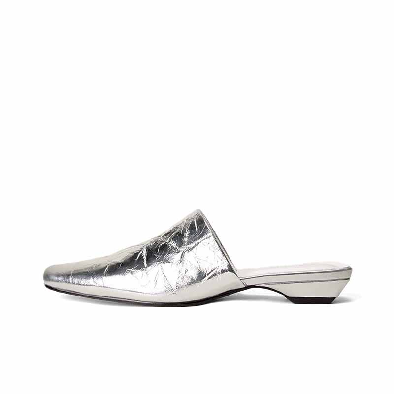 SHOEMAKER QUEEN Женские противоскользящие закрытые тапочки устойчивые к истиранию стильный серебристый, цвет Stylish Silver