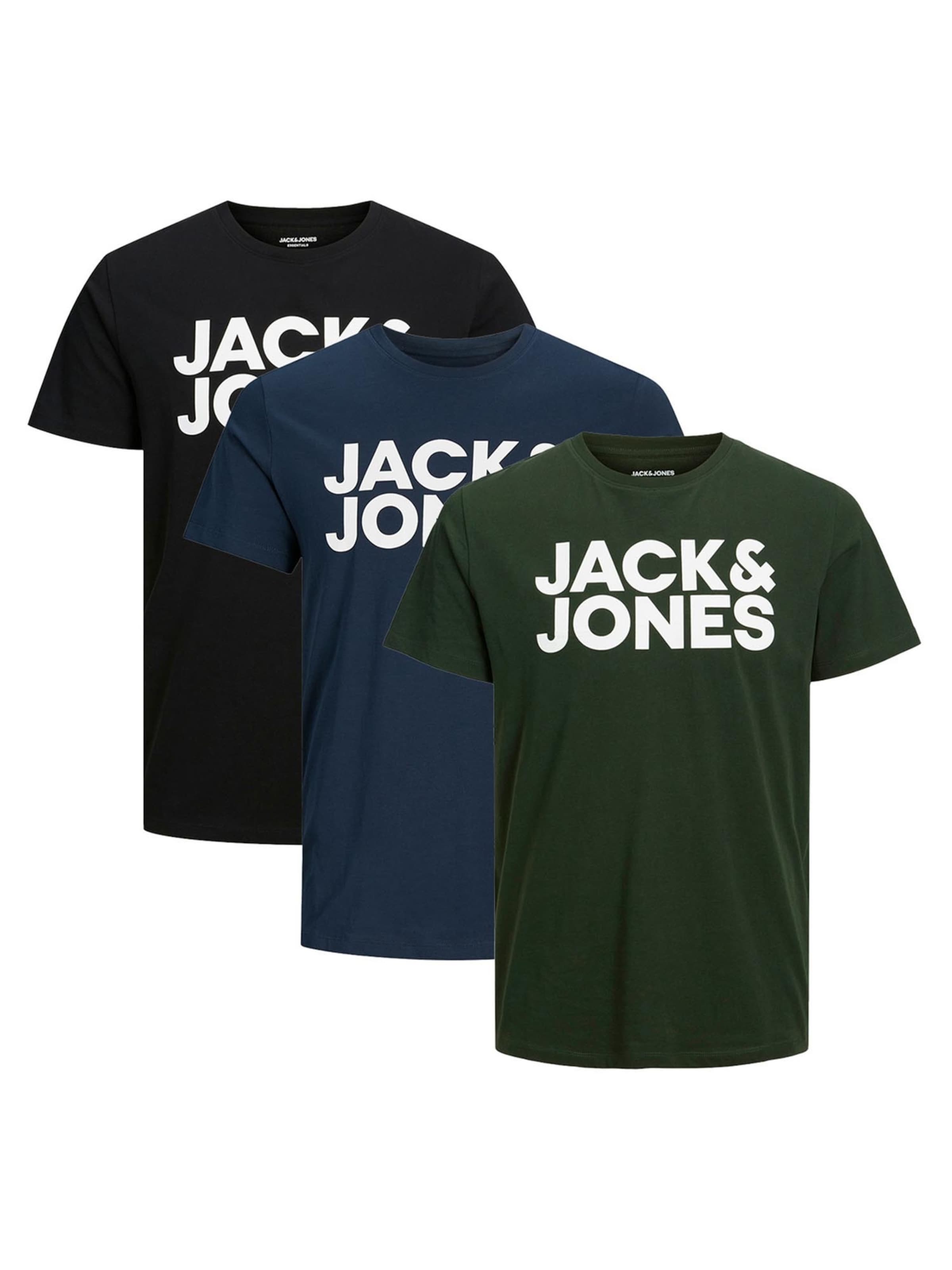 

JACK & JONES Футболка 'Corp' в зеленом цвете