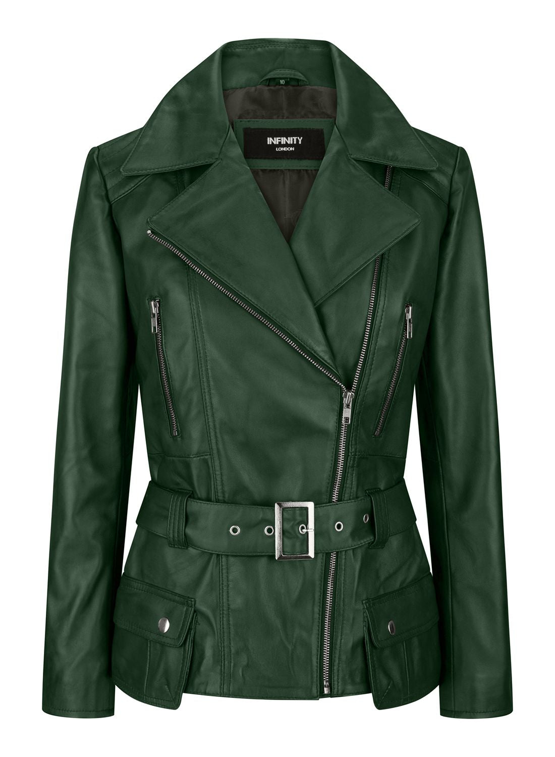 

Приталенная куртка цвета загара с поясом TruClothing, зеленый