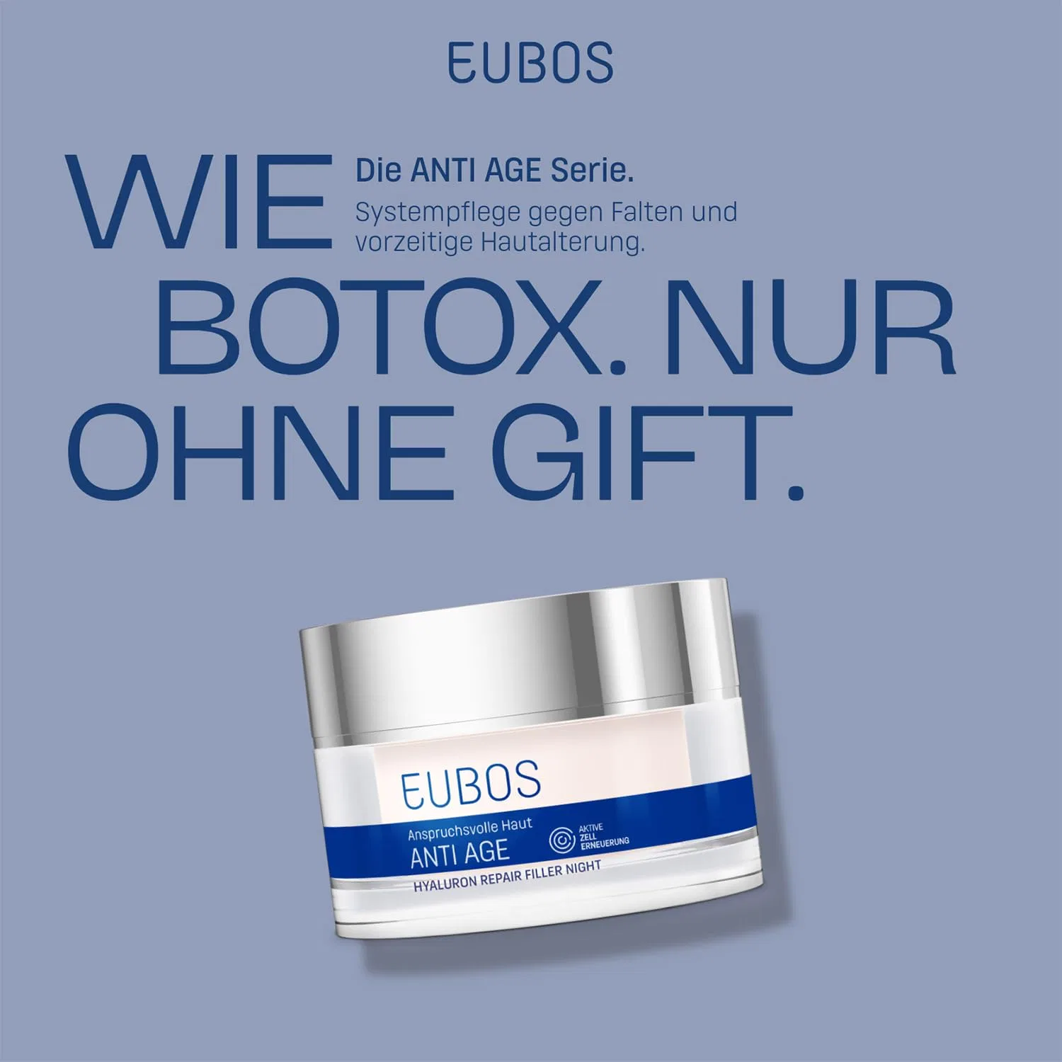 Крем для лица Eubos — Ночной -филлер «Hyaluronic Repair» от, 50 мл — фото 3