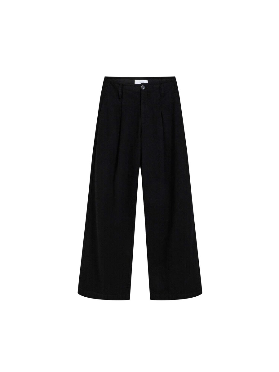 

Свободные брюки со складками спереди Scalpers, черный