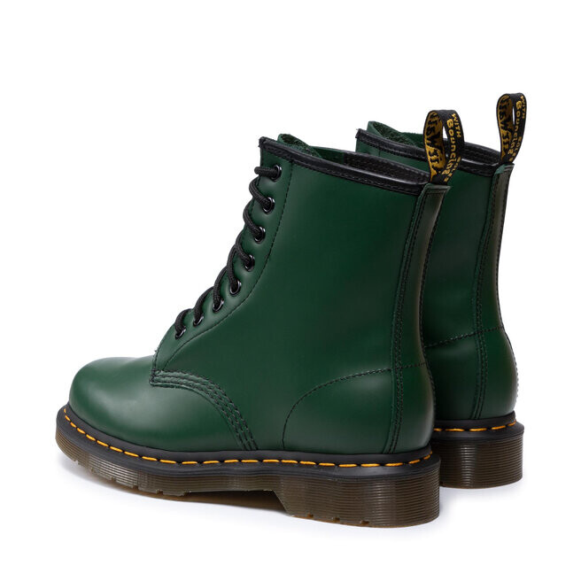 Ботинки мужские Dr. Martens Smooth высокие кожаные, зеленый — фото 3