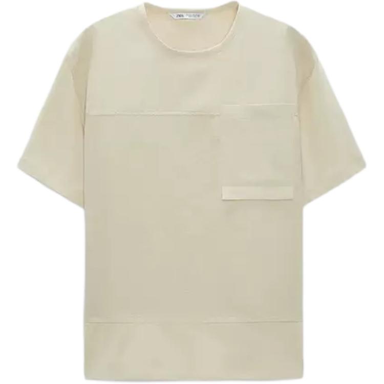 

Футболка мужская бежевая ZARA