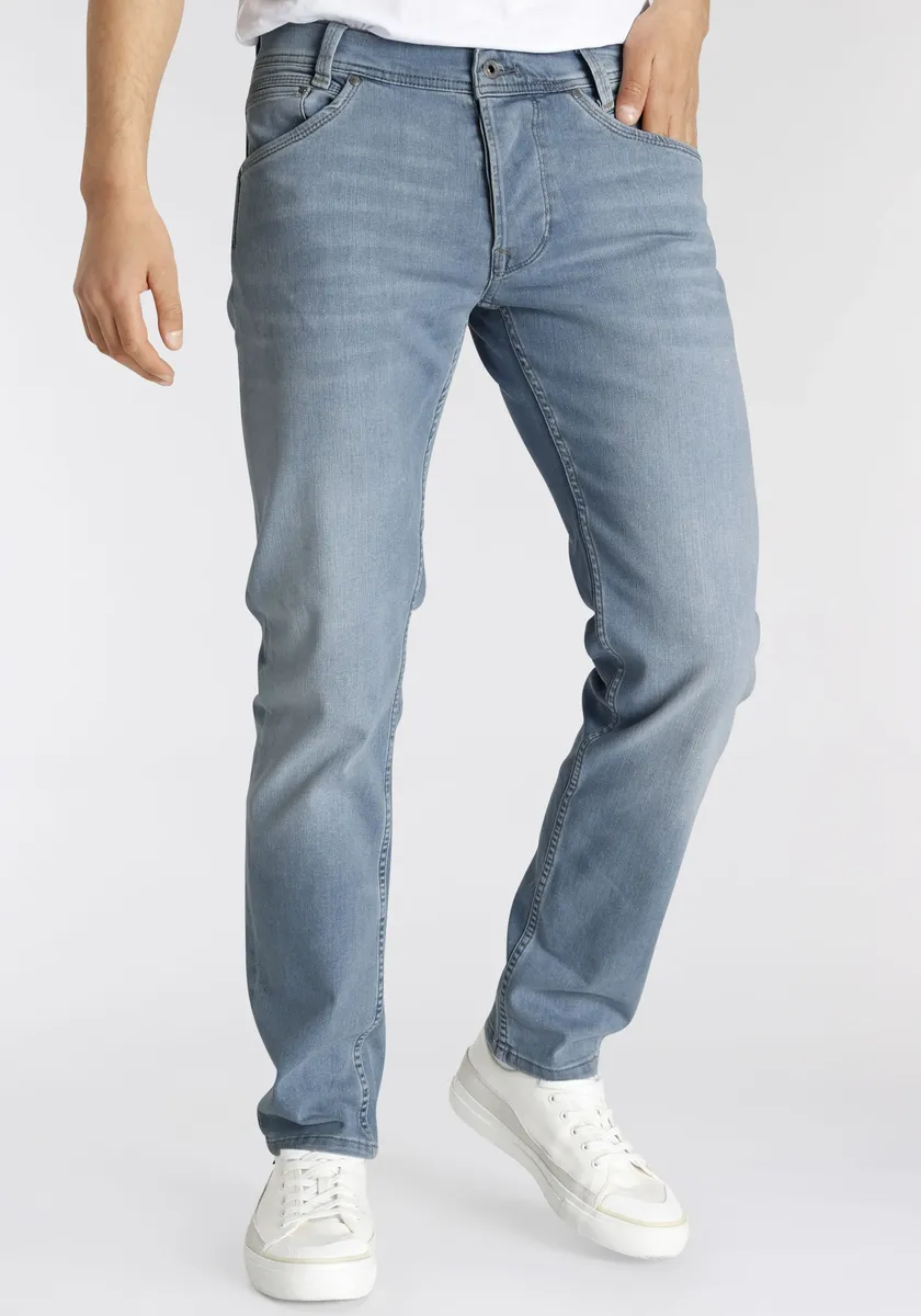 

Джинсы прямого кроя Pepe Jeans "Спайк", голубой
