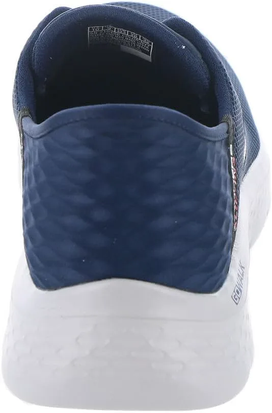 Мужские слипоны Skechers Go Walk Flex Hands Up без использования рук, темно-синий — фото 3