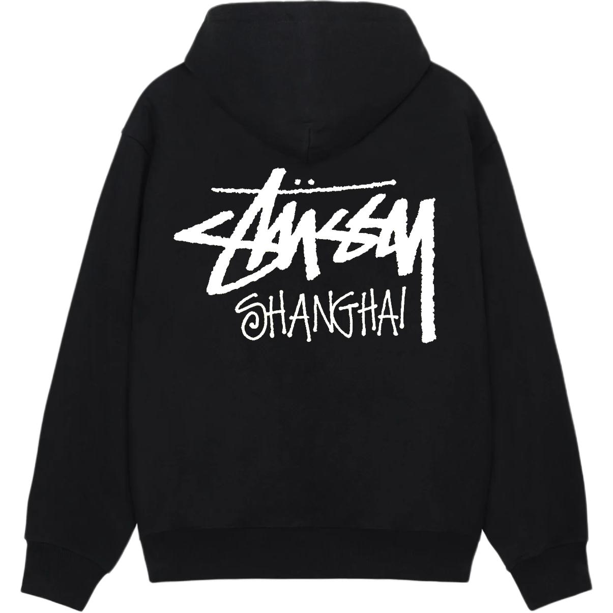 Свитшот Unisex Stussy серии "Осень 2024", серый — фото 4
