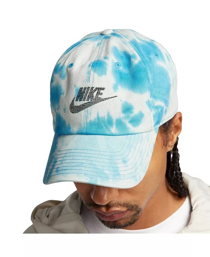 

Голубая регулируемая шапка унисекс Splash Club Nike, синий