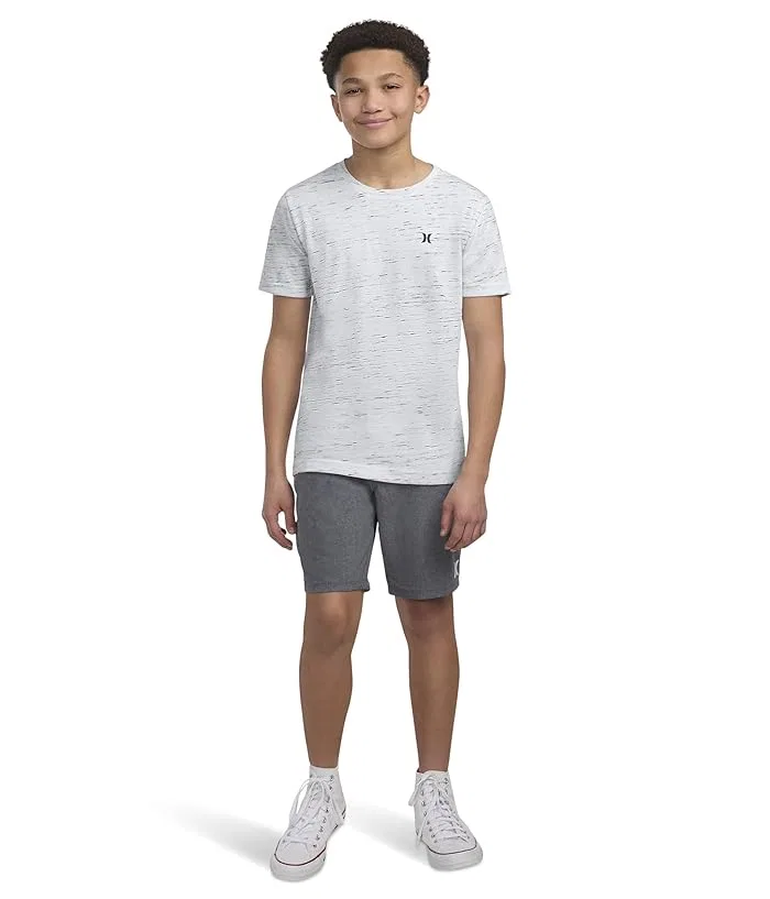 Футболка с круглым вырезом Cloud Slub Hurley Kids, Black/White — фото 2