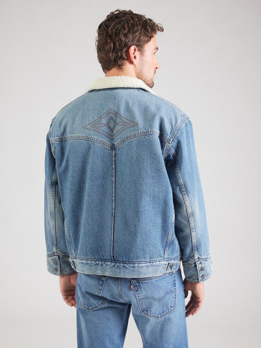 Демисезонная куртка LEVIS ┬о Western Sherpa Trucker Jacket, Blue denim — фото 4