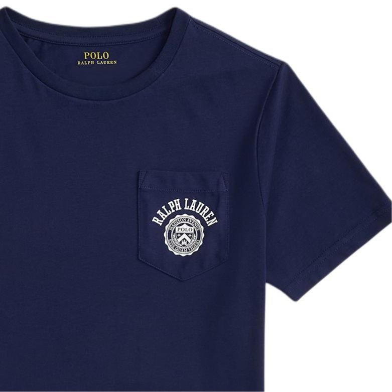 Футболка для подростков Polo Ralph Lauren, elegant marine синий — фото 3