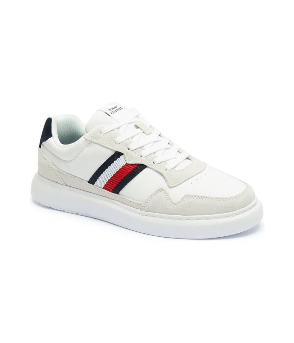 

Кроссовки мужские Tommy Hilfiger на толстой подошве комбинированные, белый