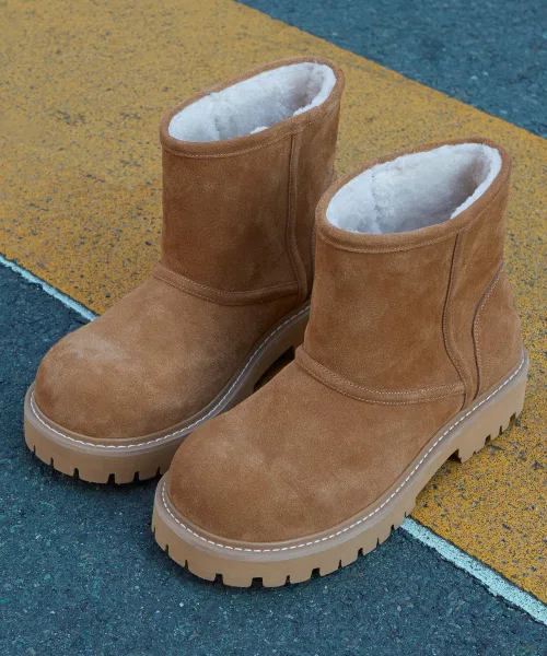 Зимние ботинки WE THE ROAD Snow Heavy Winter Boots на искусственном меху, коричневые