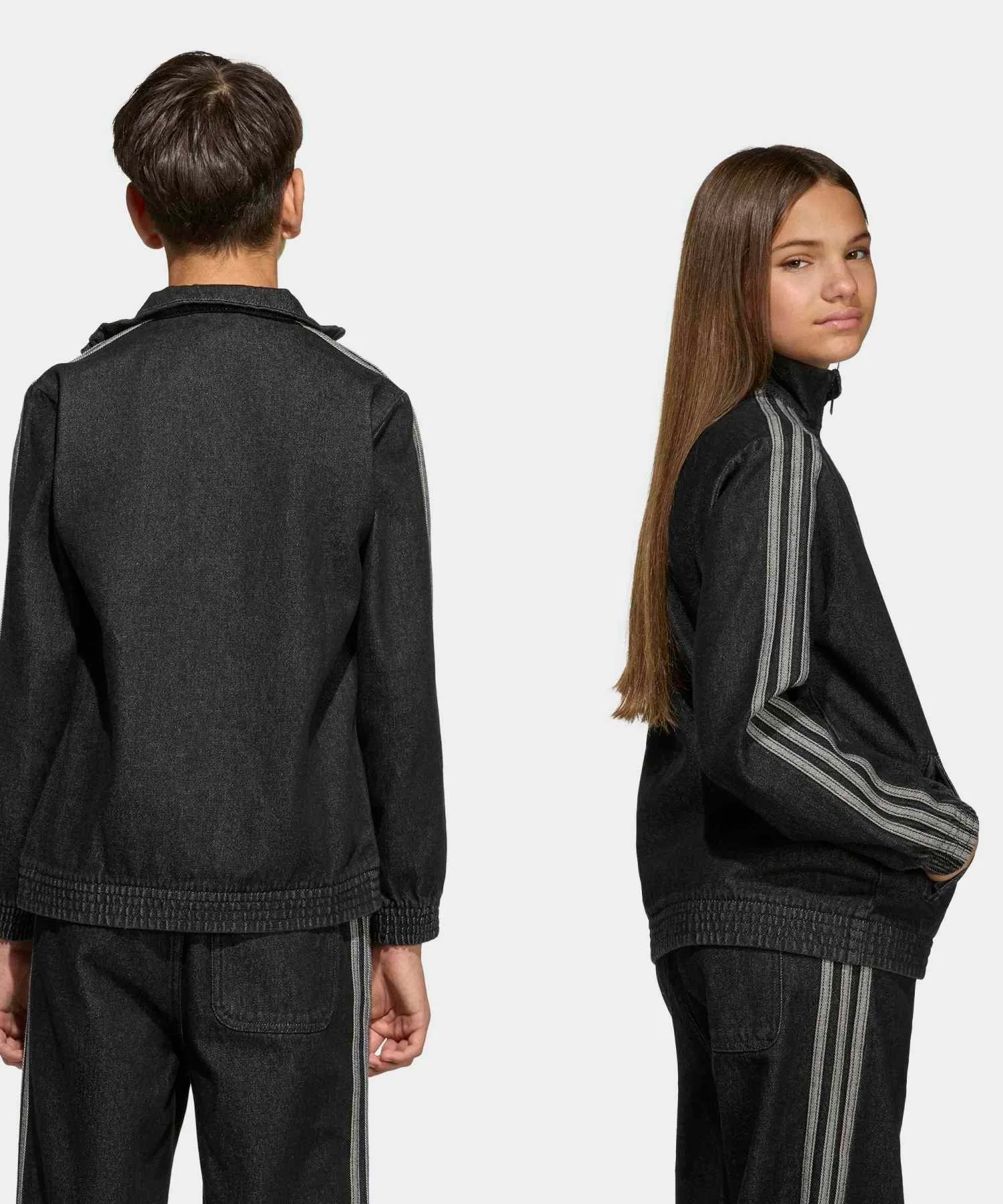Спортивная куртка Firebird из денима / adidas Originals — фото 2