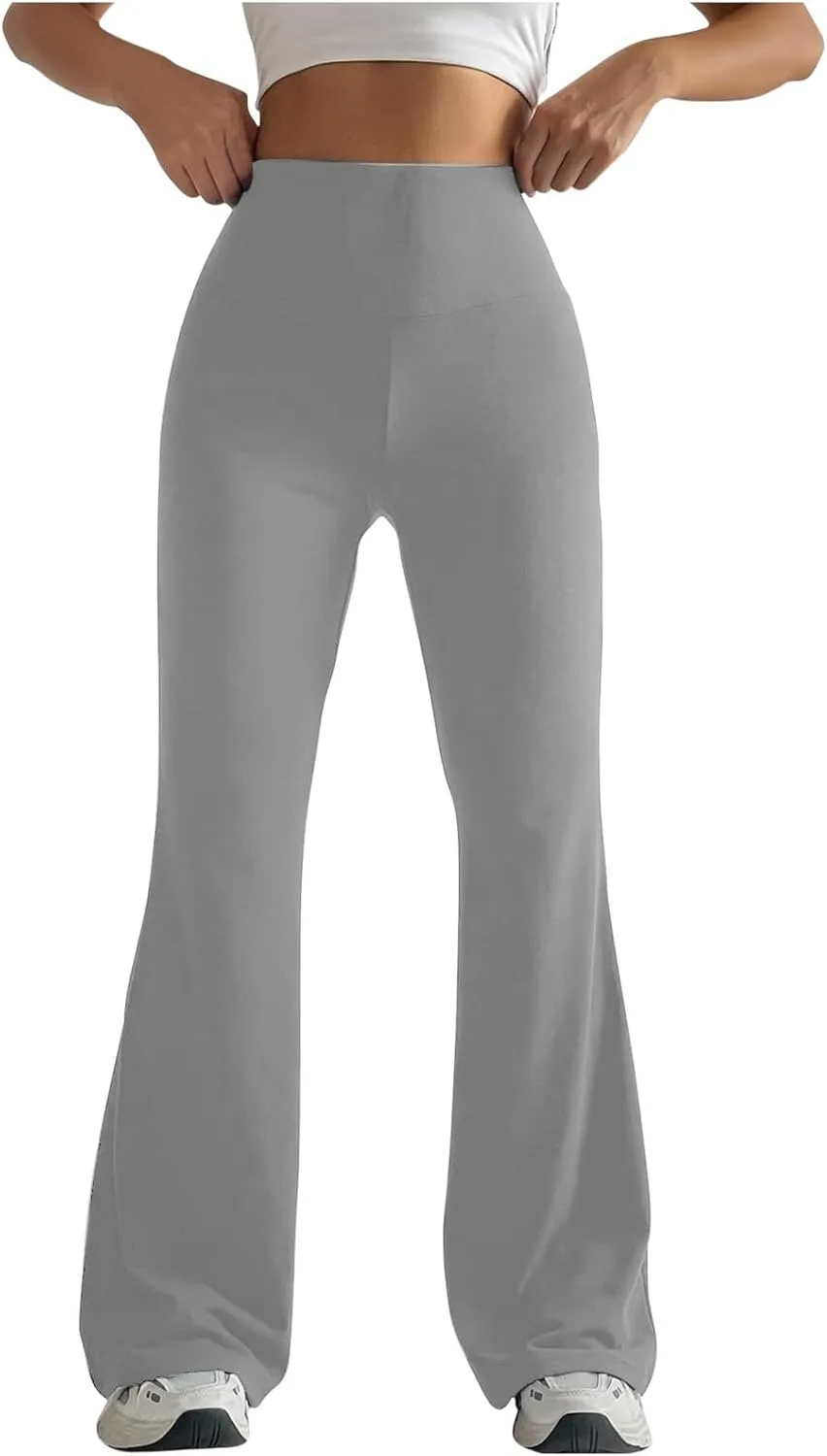 

Женские буткат-йога штаны с расклешенными штанинами и высокой талией Zzalalana