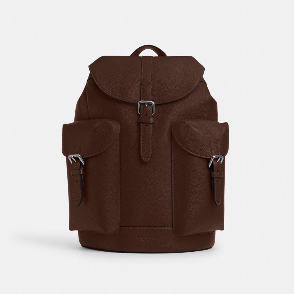 

Рюкзак Уорнер COACH, цвет silver/maple
