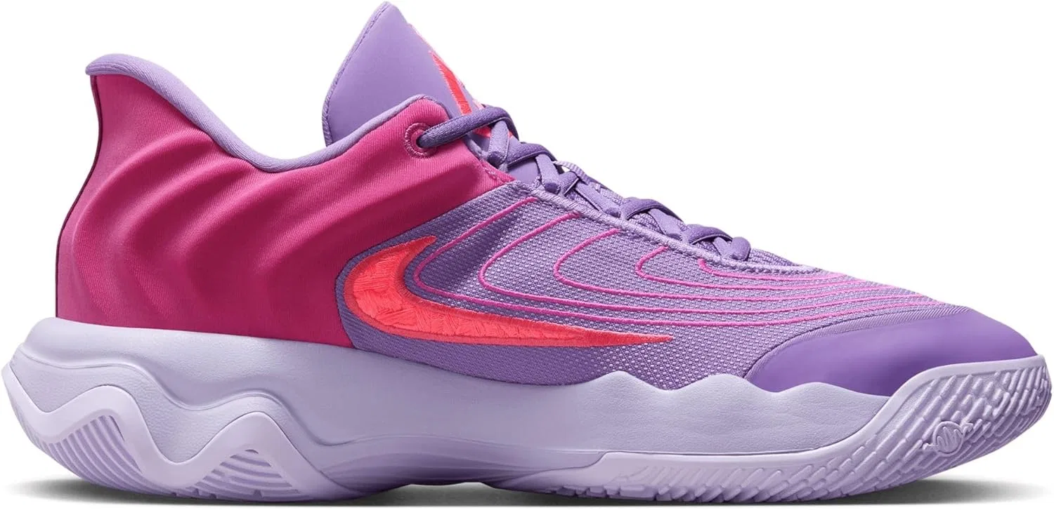 Баскетбольные кроссовки Giannis Immortality 4 FQ3680 NIKE, 2-Black Raspberry Aster Pink Hot Punch — фото 3