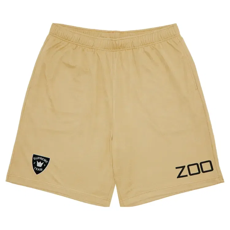 Футбольные шорты Supreme x Zoo York, золотистый