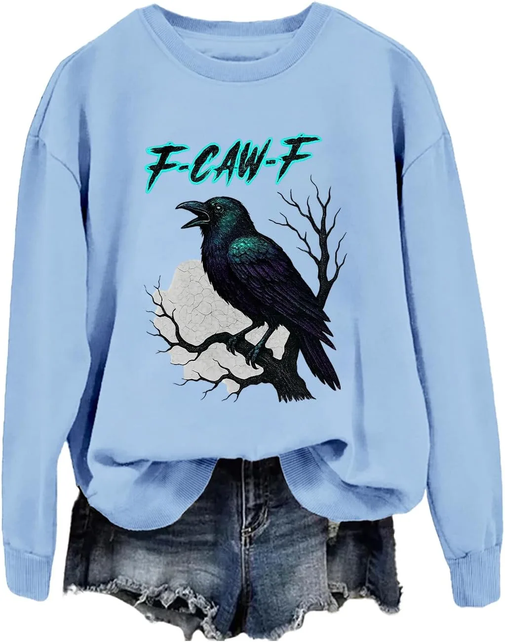 

Толстовка Caw Crow с капюшоном черная