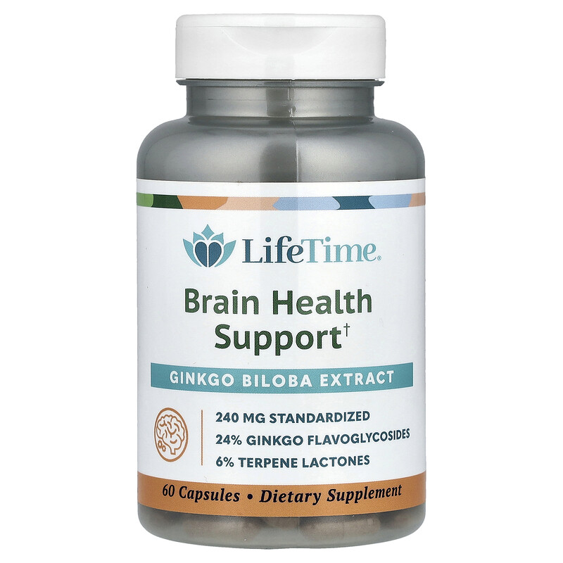 

LifeTime Vitamins, Поддержка здоровья мозга, 60 капсул