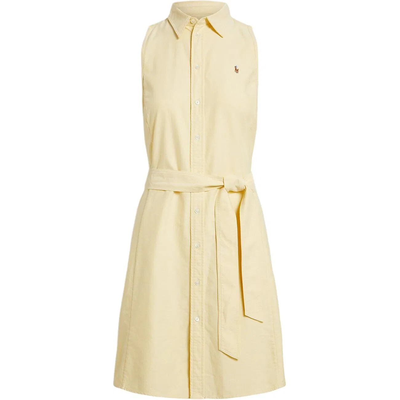 Женское платье без рукавов SS26 Polo Ralph Lauren, Three-Pillar Door Yellow