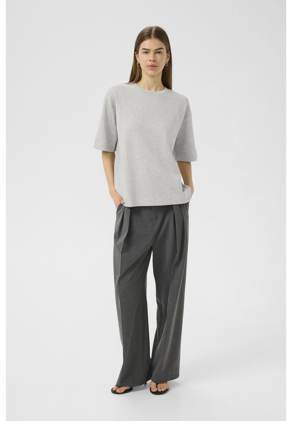 

Базовая футболка INWEAR, цвет Granite Melange
