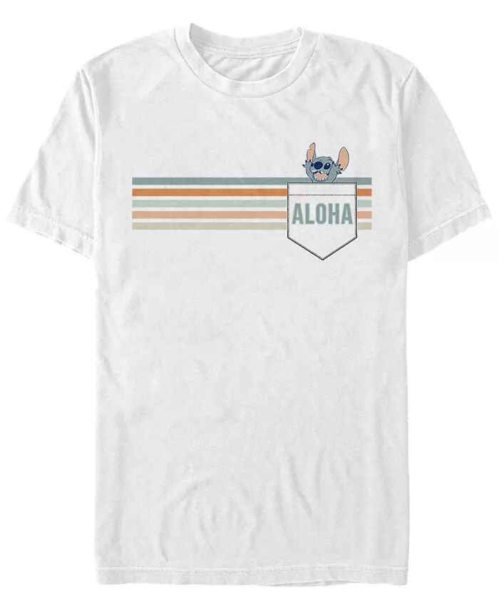 

Мужская футболка с коротким рукавом Stitch Aloha Fifth Sun, коричневый/бежевый