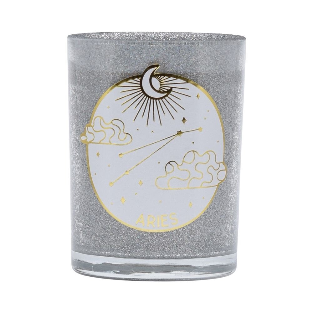 

Sonoma Goods For Life 8,2 унции. Свеча с блестками Celestial Zodiac, цвет Aries