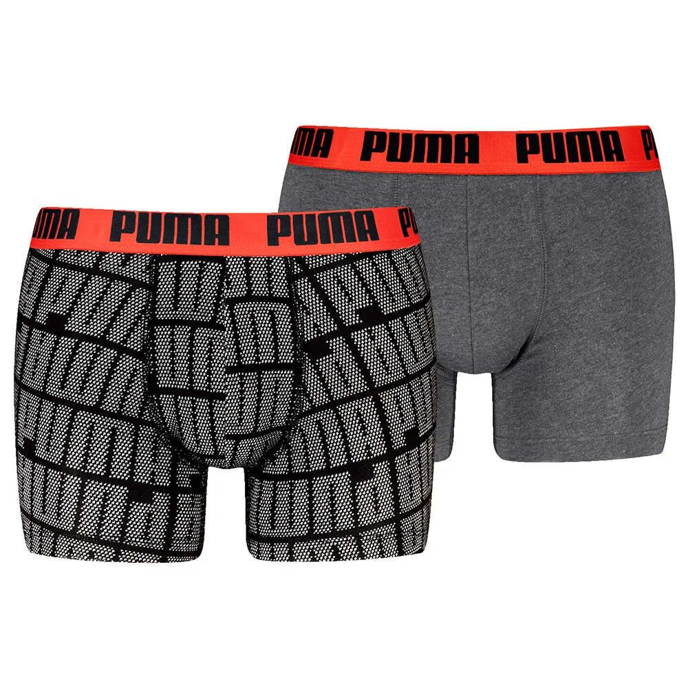 

Боксеры 2 шт Puma Logo Print boxers 2 units, серый