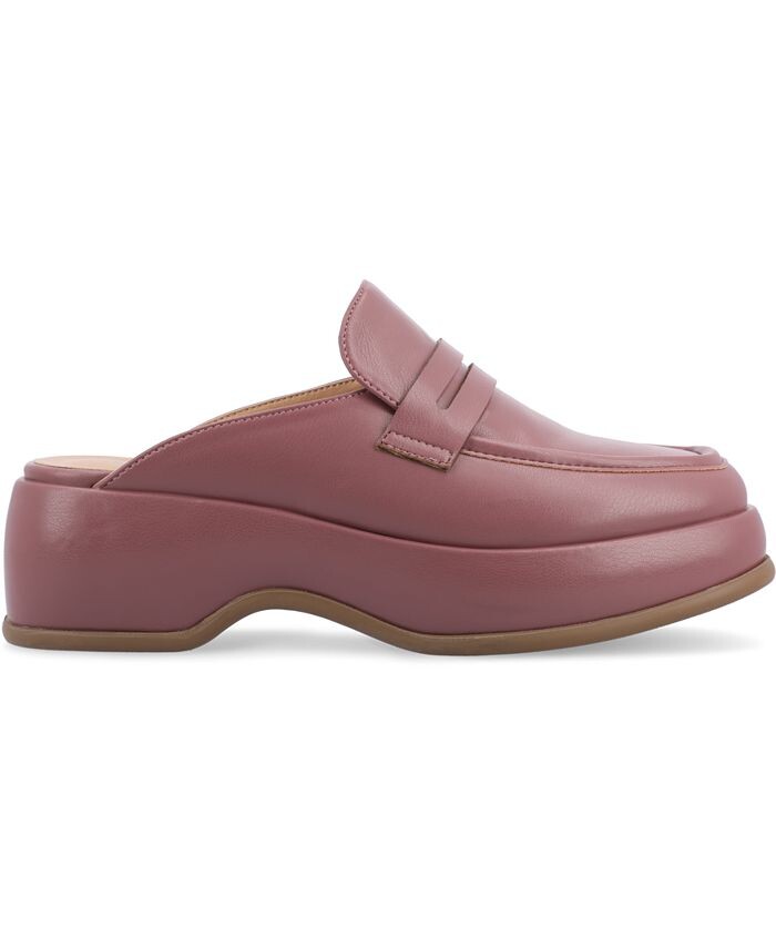 Женские туфли-мюли на платформе Antonina Tru Comfort из пенопласта Journee Collection, фиолетовый — фото 2