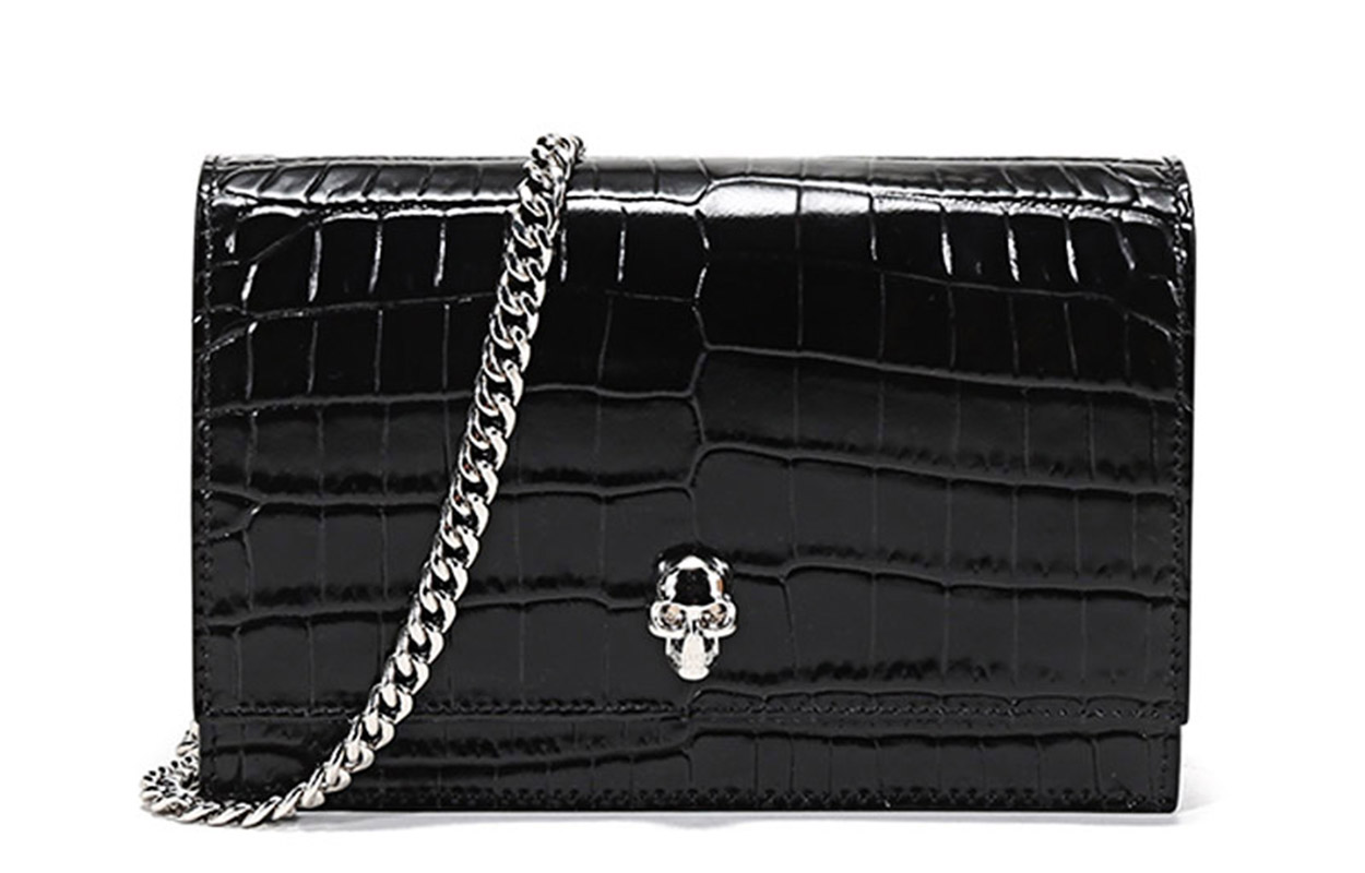 

Alexander McQueen Клатч с черепом