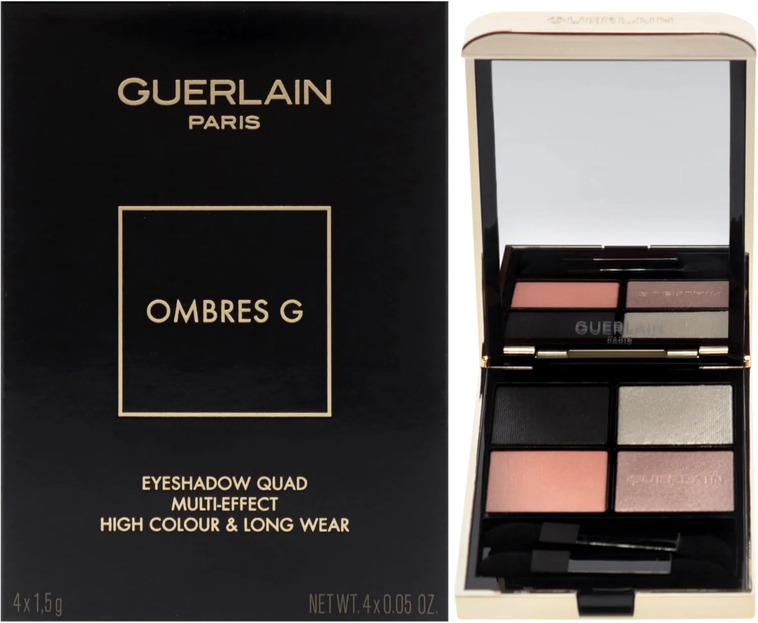 Тени для век Geran Ombre Je No. 011 Imperial Moon, мультиколор, 4 оттенка, 1.5 г