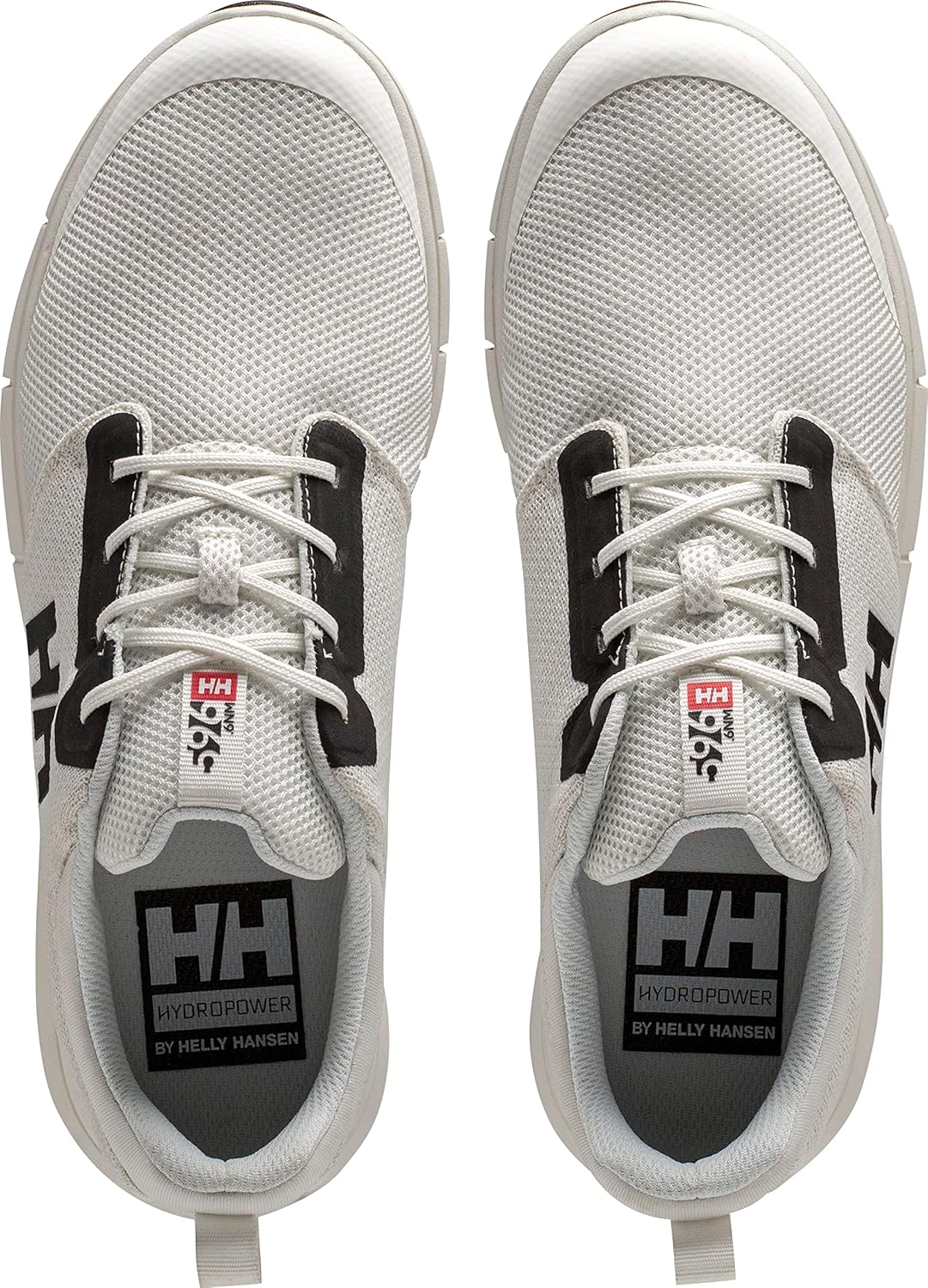 Кроссовки Helly-Hansen Men's Feathering Shoes - Breathable Sailing Shoe - Flexible Non-Marking Boat Footwear - Footwear for Men Helly Hansen, 011 Off White/Black — фото 4