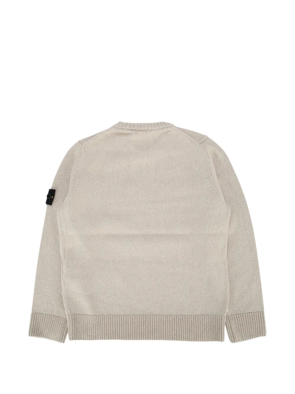 Свитер с круглым вырезом Stone Island Junior, бежевый — фото 2