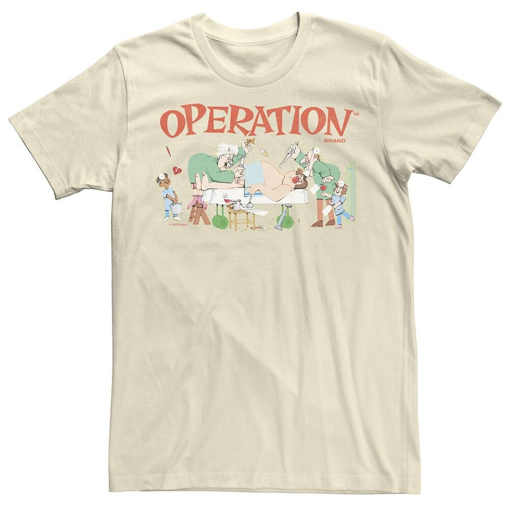 

Мужская футболка с логотипом Operation Surgeon Scene Licensed Character, цвет Natural