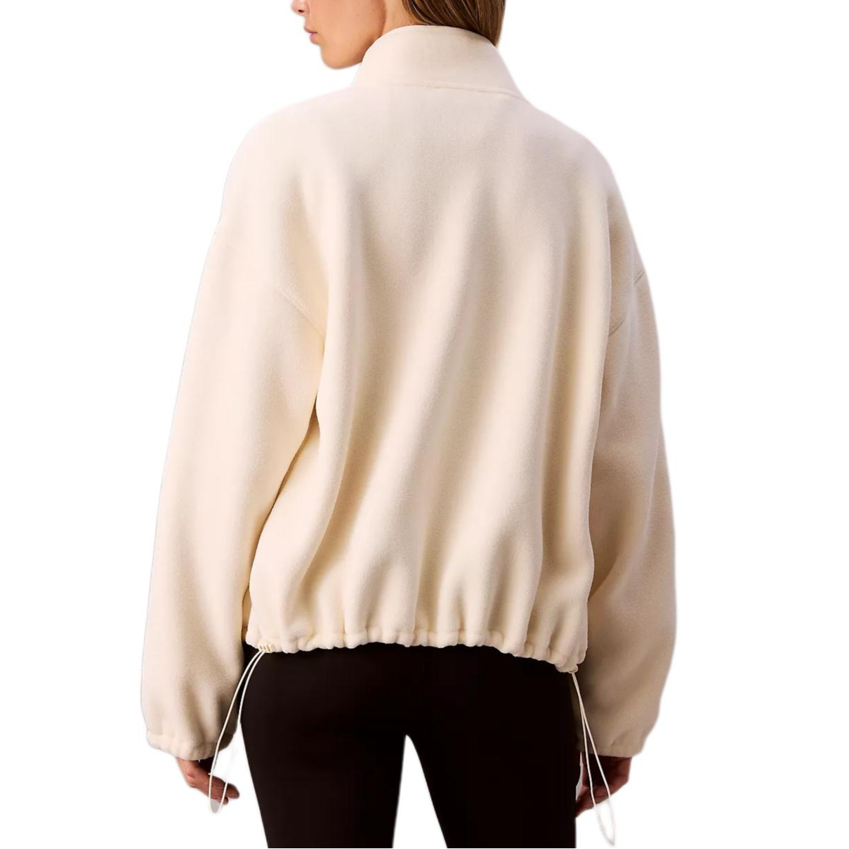 Пальто с бархатистой текстурой Women's Calvin Klein, antique белый — фото 3