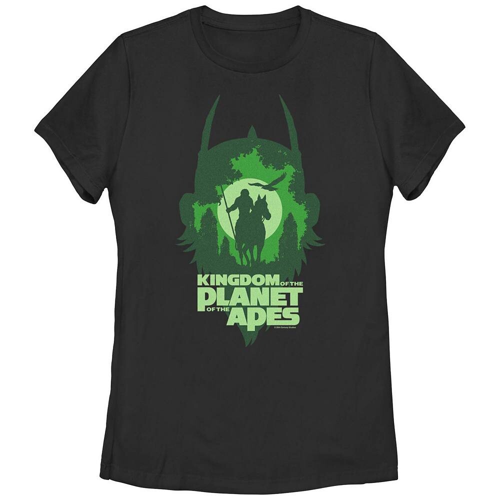 

Детская футболка с рисунком Kingdom Of The Planet Of The Apes Rider Licensed Character, черный