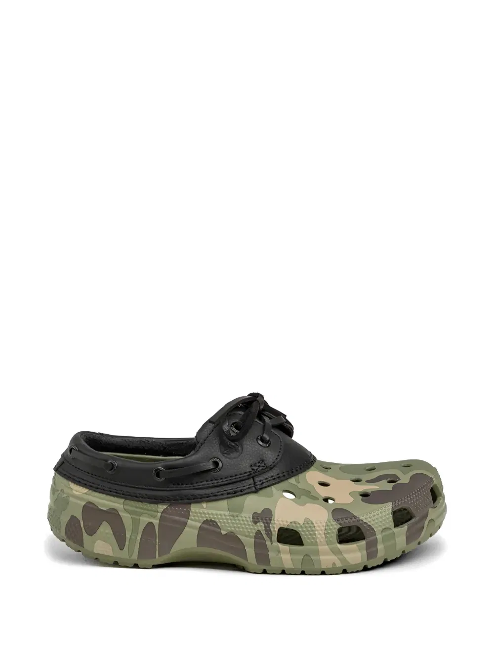 Классические лодочные туфли "Утка" Crocs, зеленый