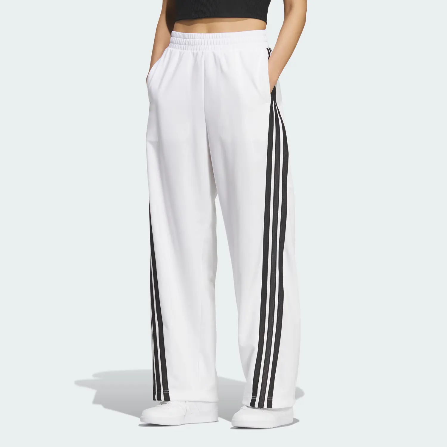 Брюки Casual Dance SS25 STORY INTERLOCK BANANA женские Adidas, белый — фото 2