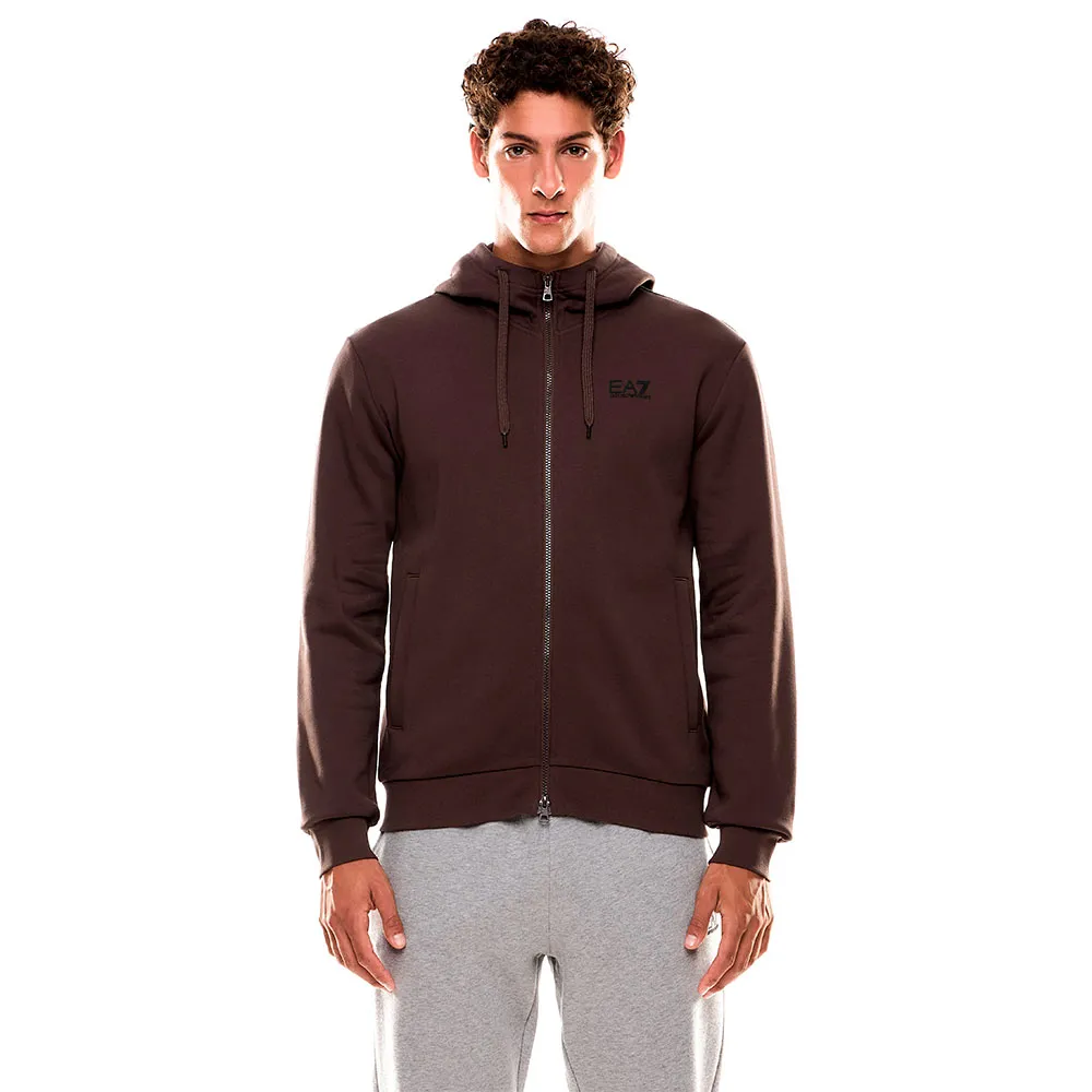 

Толстовка EA7 EMPORIO ARMANI Train Core ID CC full zip, коричневый