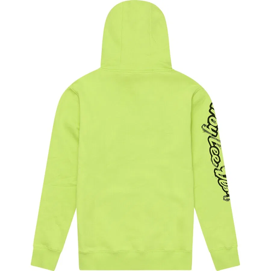Толстовка Youth peace out Troy Lee Designs, Glo Yellow — фото 2