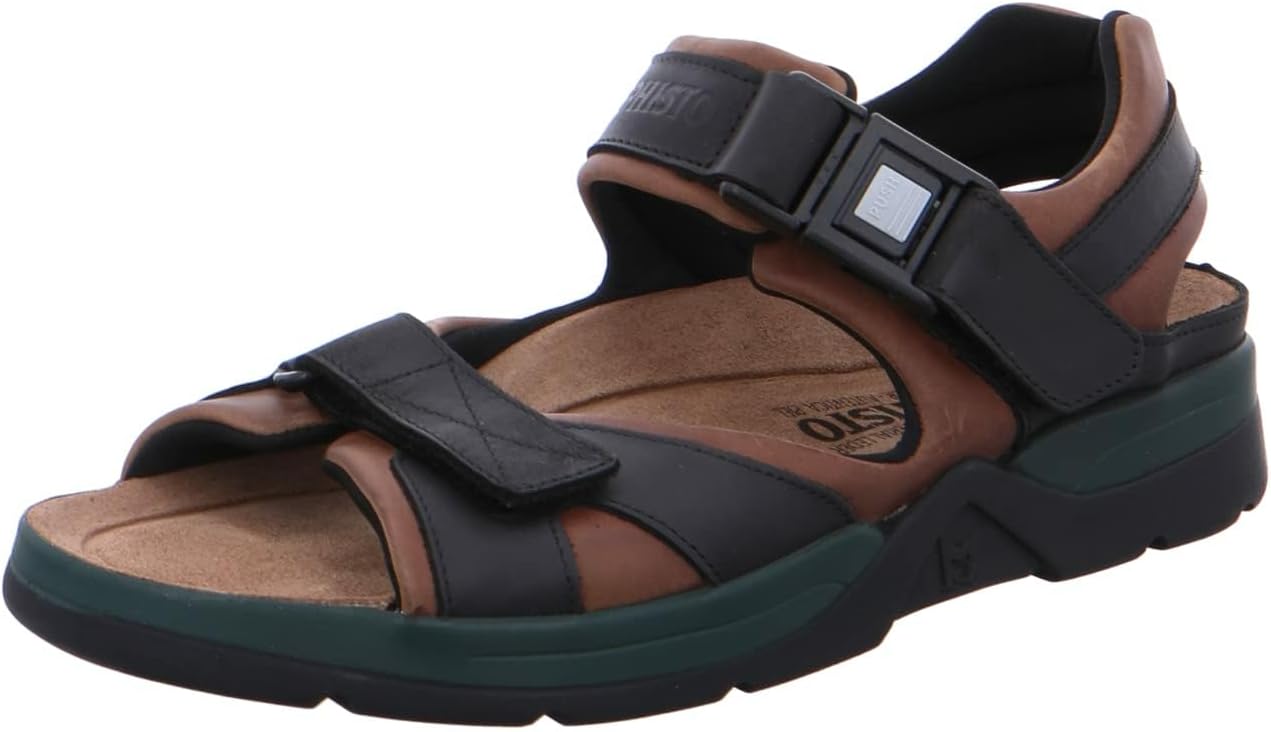 

Мужские сандалии Mephisto Shark, черный/коричневый/темно-коричневый