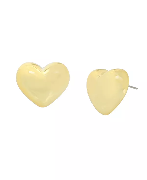 

Объемные серьги в форме сердца Steve Madden, gold