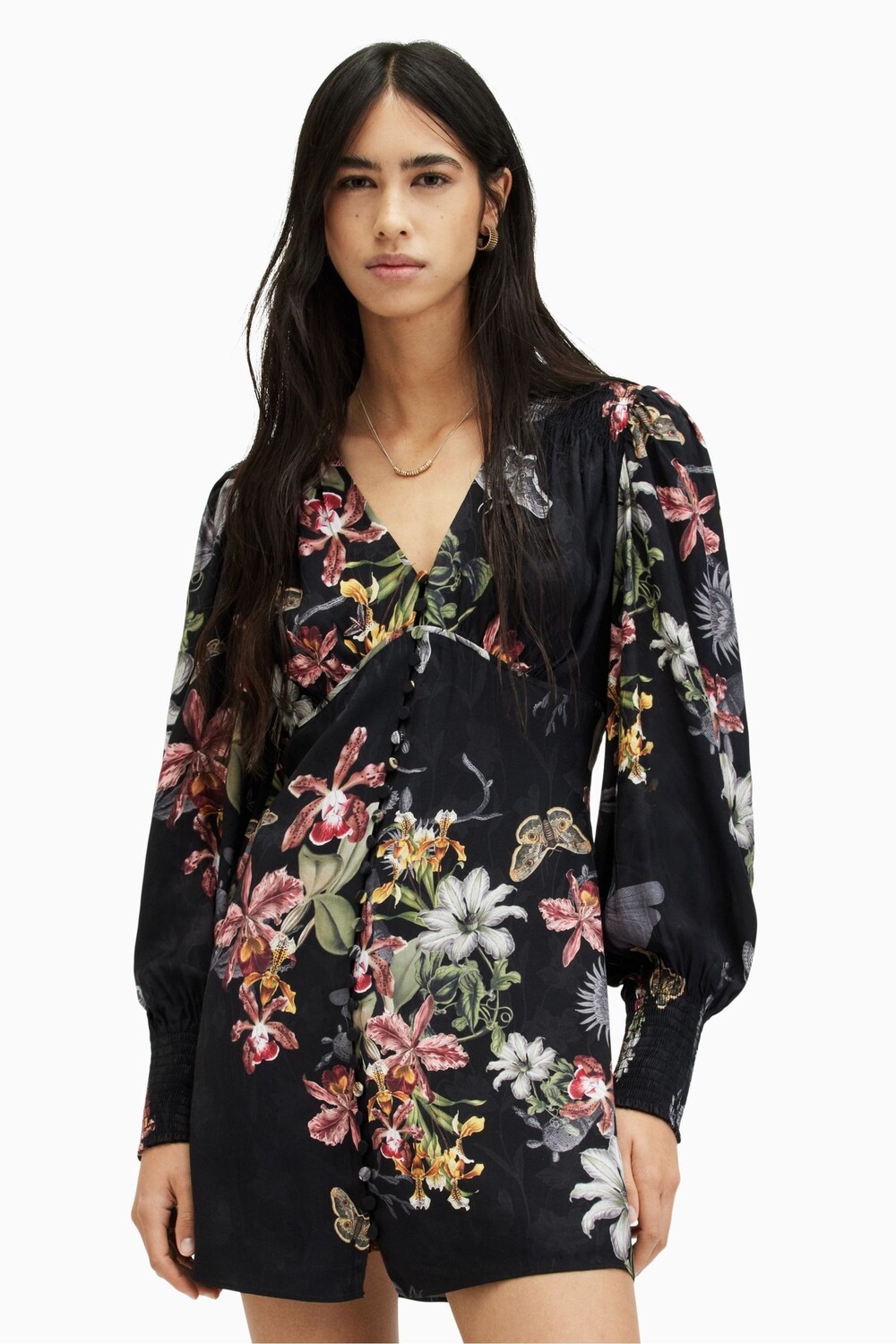 

Платье Allsaints Auden Sanibel All Saints, черный