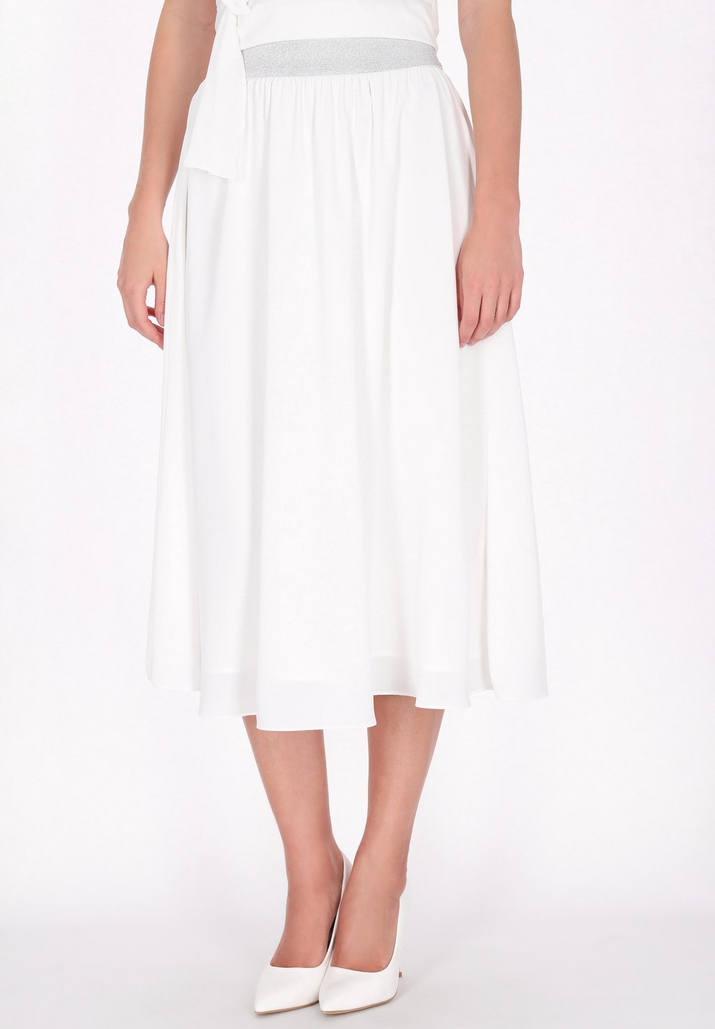 

Юбка А-силуэта Pleated skirt DreiMaster, белый